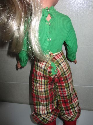 Nancy Famosa Conjunto Escocés Original Años 70