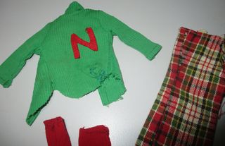 Nancy Famosa Conjunto Escocés Original Años 70