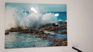 Cuadro Decorativo Ola Rompiendo