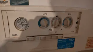 Caldera eléctrica Roca y radiadores de aluminio.
