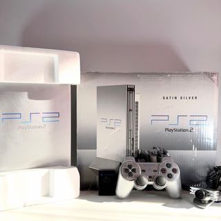 Playstation 2 Silver Completa di Scatola