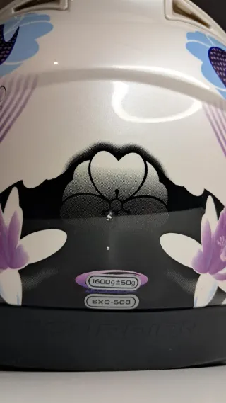 Casco Scorpion Exo Floral Morado