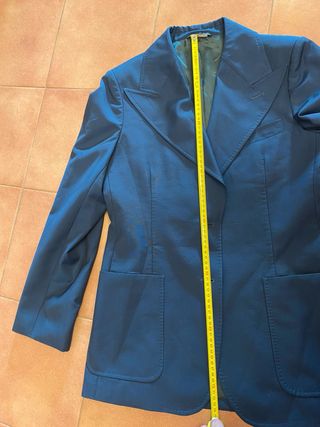 Blazer Gucci blu petrolio
