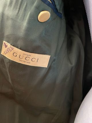 Blazer Gucci blu petrolio