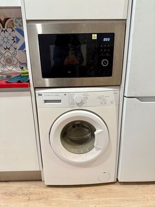 Conjunto de 2 Lavadoras 5Kg Teka y Svan Blancas