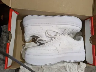Zapatillas Nike Court Vision Alta Blancas