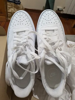 Zapatillas Nike Court Vision Alta Blancas