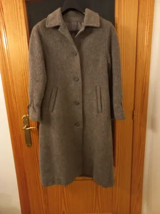 Abrigo lana y mohair T.44