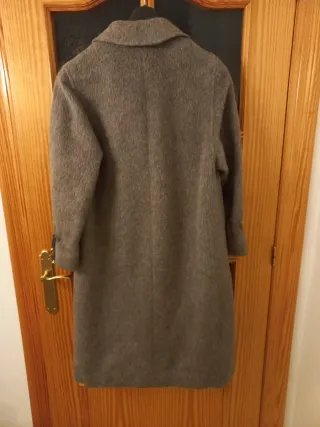Abrigo lana y mohair T.44