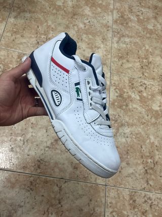 Zapatillas Lacoste Blancas y Azules