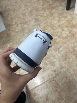 Zapatillas Lacoste Blancas y Azules