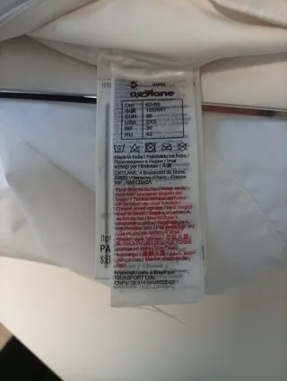 Pantalón de nieve blanco chica