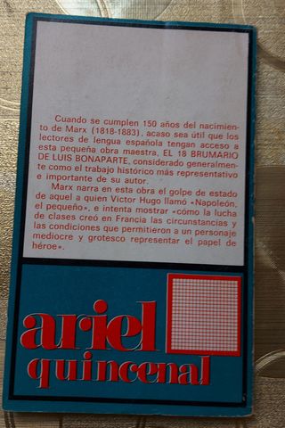 Karl Marx - El 18 Brumario de Luis Bonaparte