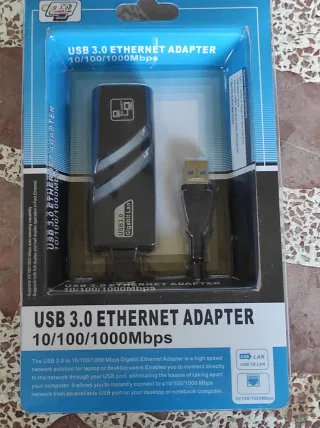 Adaptador USB 3.0 a Ethernet 10/100/1000 mbp