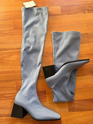 Botas altas azules