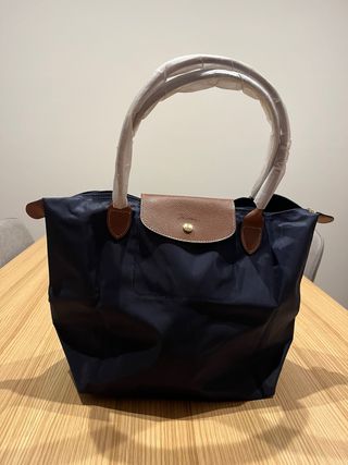 Bolso Longchamp Azul Marrón
