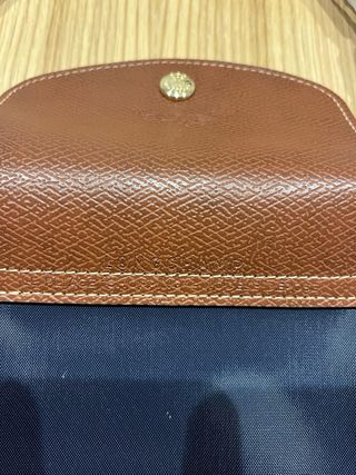 Bolso Longchamp Azul Marrón