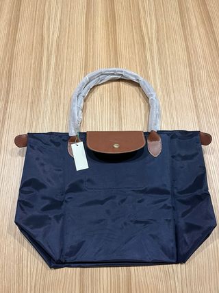 Bolso Longchamp Azul Marrón