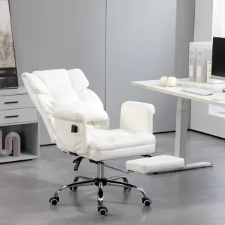 Silla de Oficina MASAJE y Reposapiés (Relax Total)