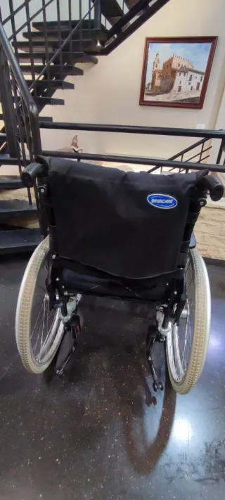 Silla de ruedas Invacare, aluminio peso chasis 7,5