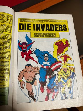 Comic capitan america edicion Alemana