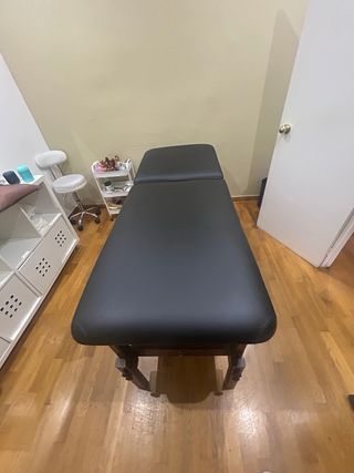 Camilla fija de madera 2 cuerpos