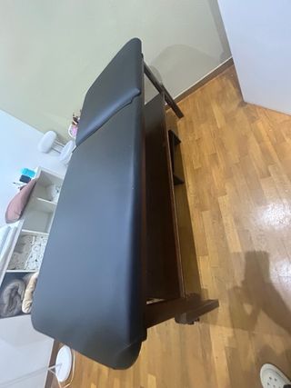 Camilla fija de madera 2 cuerpos