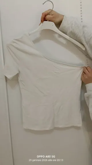 Maglietta bianca donna