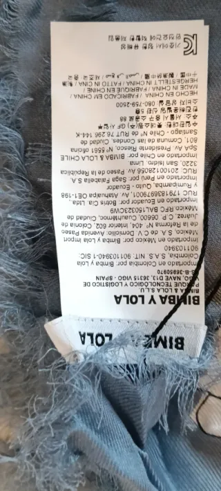 Chal Bimba y Lola Modal Estampado Flores