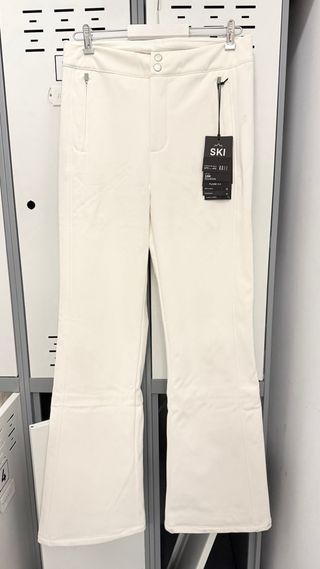 Pantalón Oysho SKI flare blanco