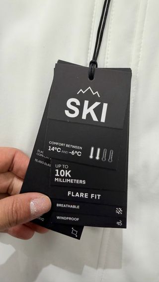 Pantalón Oysho SKI flare blanco