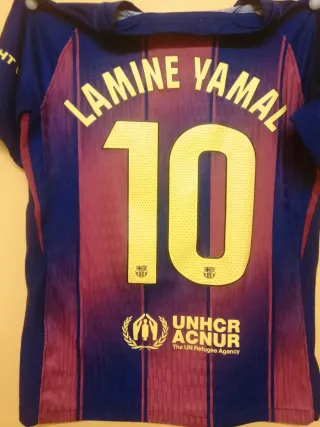 Camiseta FC Barcelona Lamine Yamal Firmada