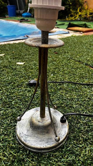 Lámparas de mesa verdes envejecidas2)