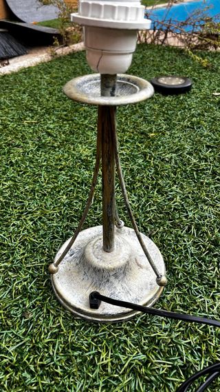 Lámparas de mesa verdes envejecidas2)