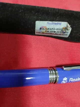 Bolígrafo Real Madrid Azul