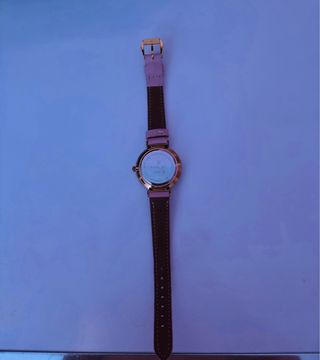 Reloj Nowley Correa Cuero Rosa y Detalles Dorados