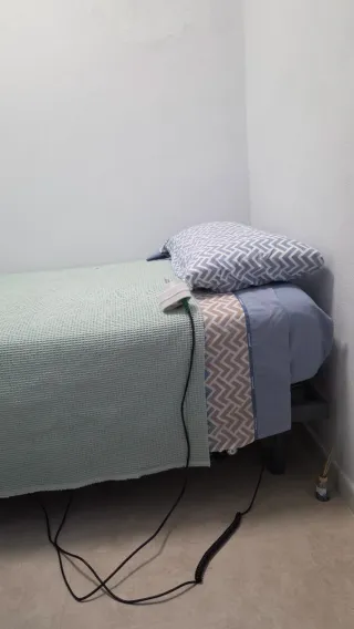 Cama articulada eléctrica con colchón