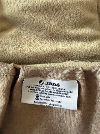 Saco Silla Carrito Invierno Jane