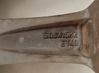 Llanta 6.0jx15 ford ka (ccu) trend + 434156