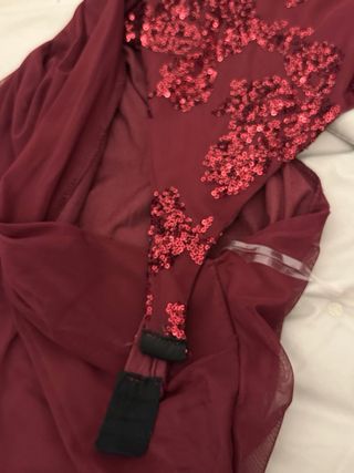 Vestido Mia&Lova Burdeos