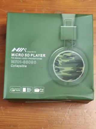 Auriculares NIA Radio FM con cable Jack