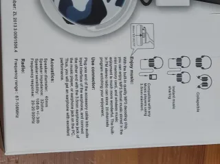 Auriculares NIA Radio FM con cable Jack