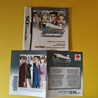 Ace Attorney Phoenix Wright Justice for All DS