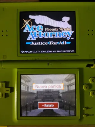 Ace Attorney Phoenix Wright Justice for All DS