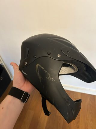 Casco Integral Mwave de descenso Negro