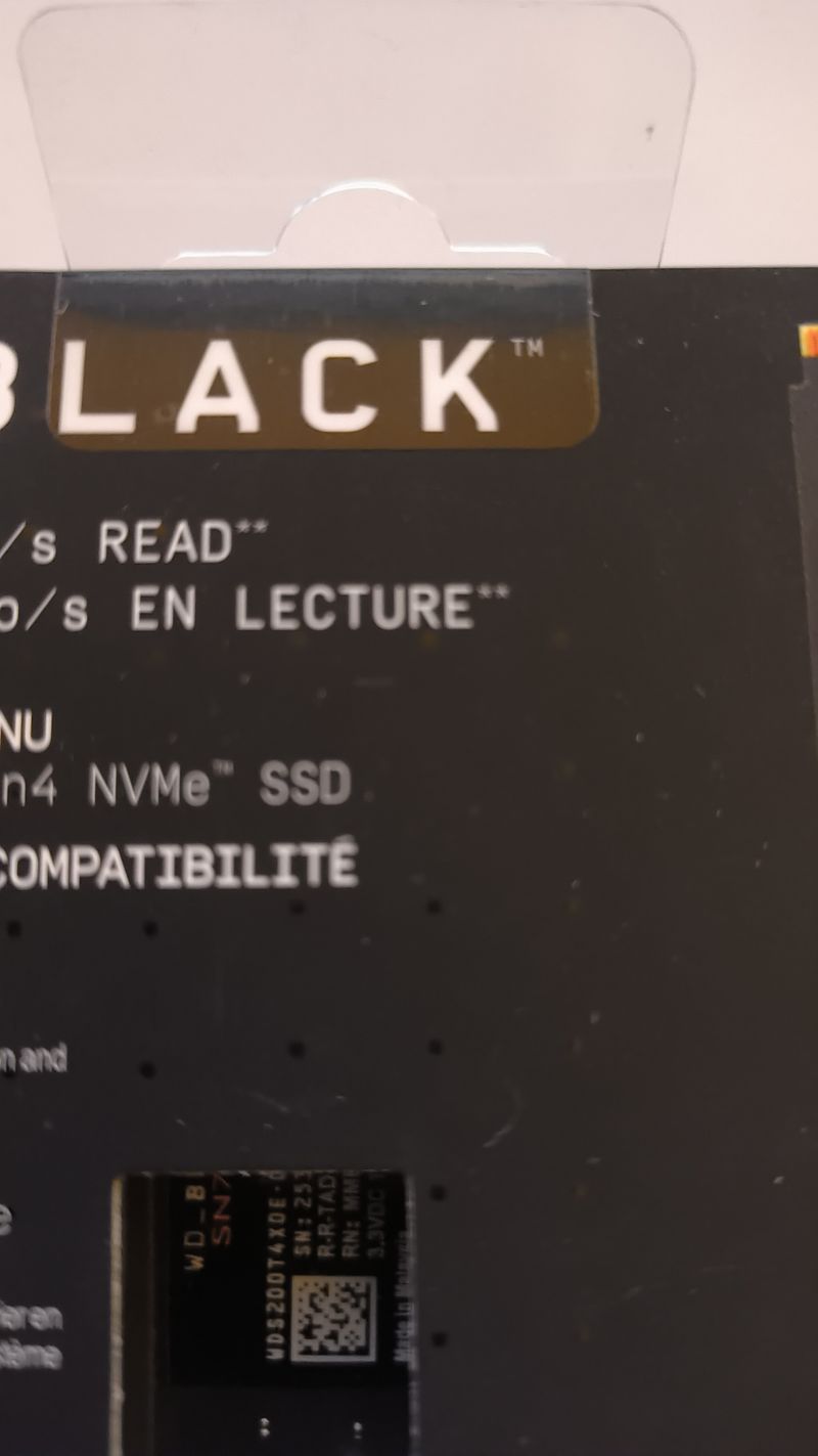 SSD WD_Black SN7100 NVMe 2TB PCIe Gen4 afbeelding 3
