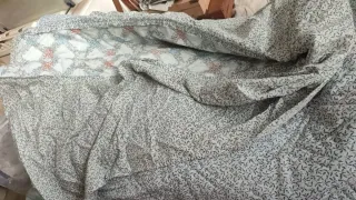 Edredón de cama 1.23x2.20m + Volante