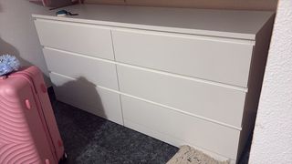 Cómoda Ikea 6 cajones blanca