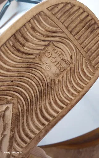 Scarpe Gucci Tg 40 Beige/Verde