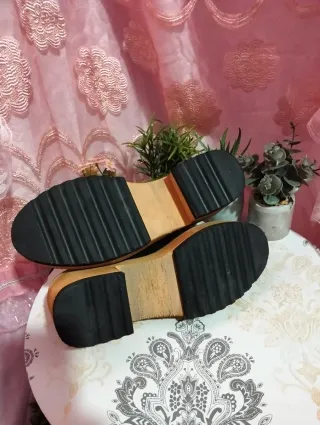 Zapatos Buonarotti negros con plataforma